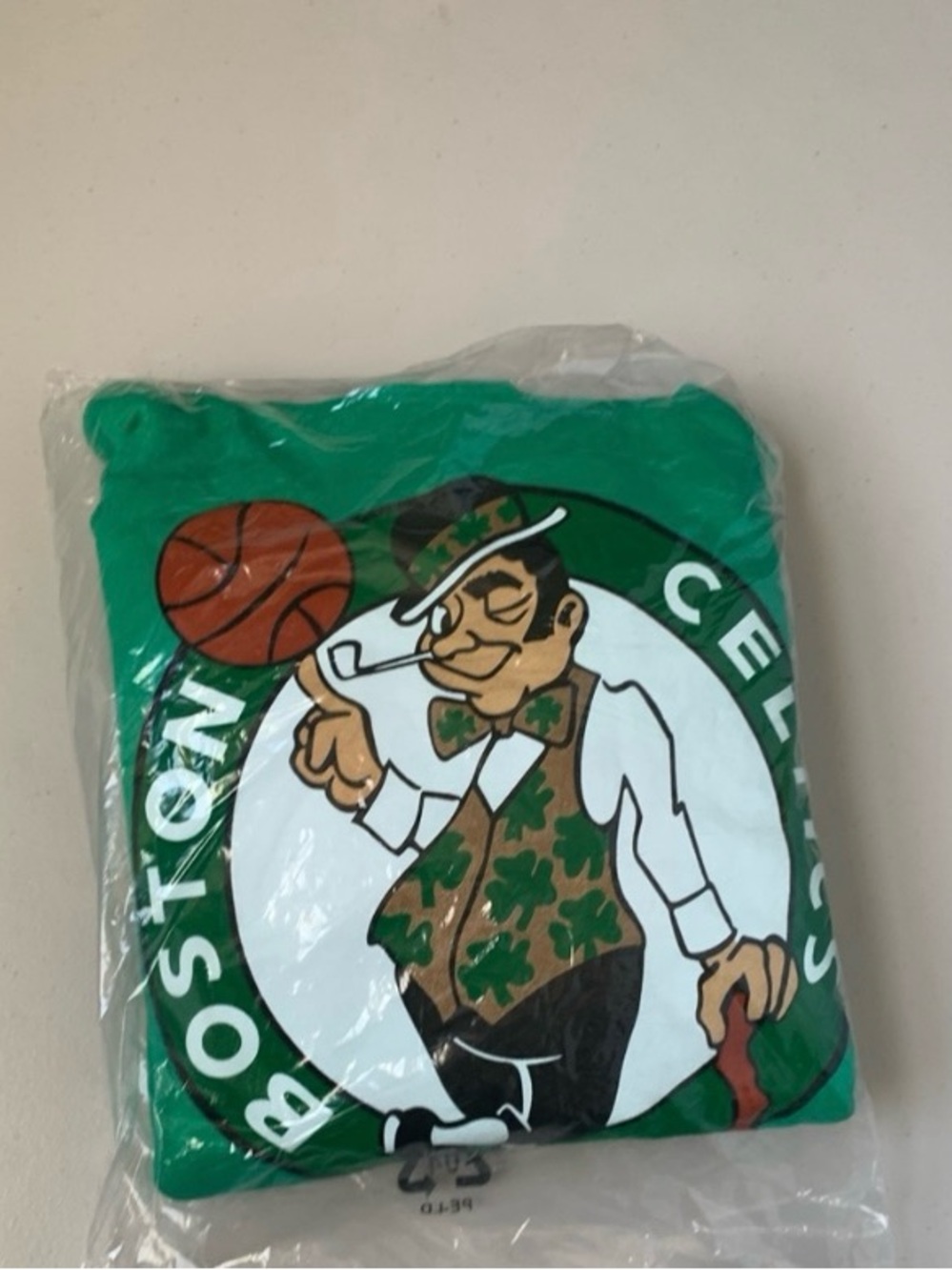 Boston Celtics Hoodie Sweatshirt Mens XL Green NBA Basketball Graphic Pullover